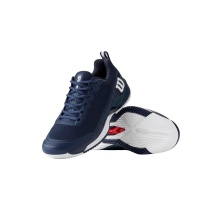 Buty tenisowe Wilson Rush Pro 4.5 Allcourt (stabilność) 2025 granatowe męskie